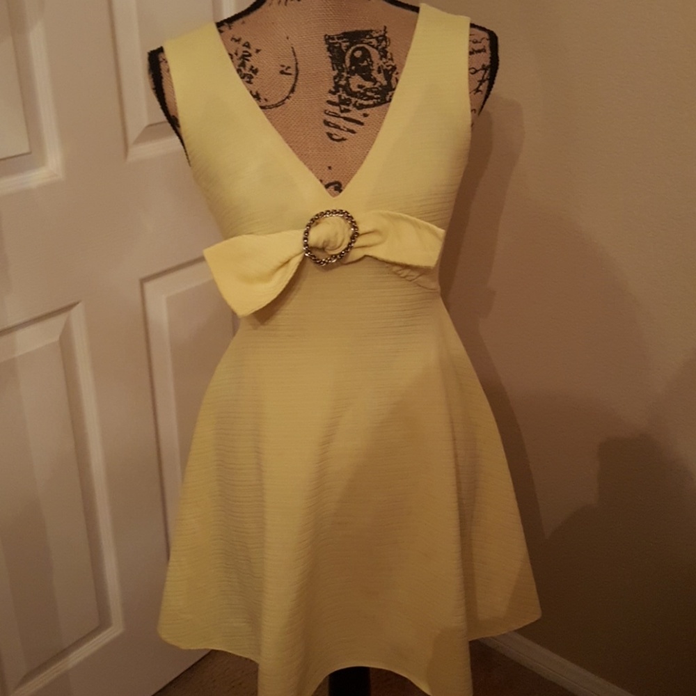 Yellow summer dress